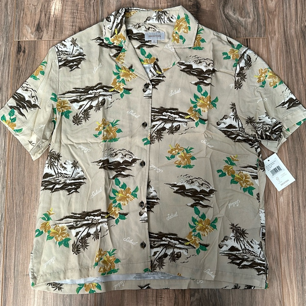 NWT Brixton Button Up